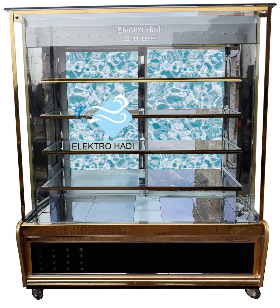 یخچال آکواریومی ایستاده الکترو هادی مدل R4L160